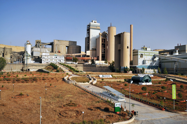 A general view of Lafarge Jordan’s cement factories in Fuheis (JT photo)